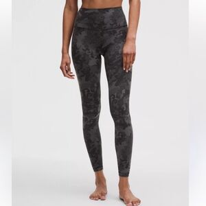 Lululemon Align Legging - Size 6 - Hidden Heritage Lace Black Multi